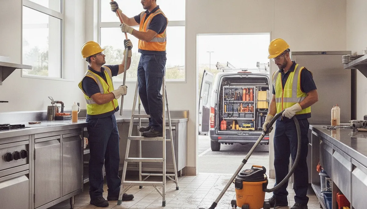 Emergency plumber in Arlington, TX repairing a burst pipe for fast 24/7 service